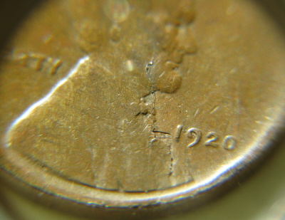 1920-Lincoln-Wheat-Cent-Lamination-Error